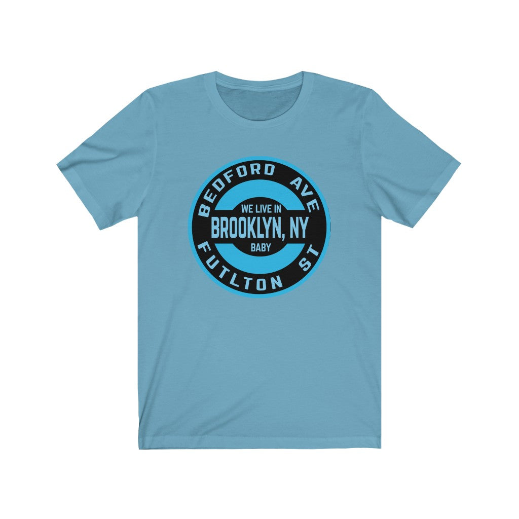 Brooklyn, NY - Blue - Unisex Jersey Short Sleeve Tee