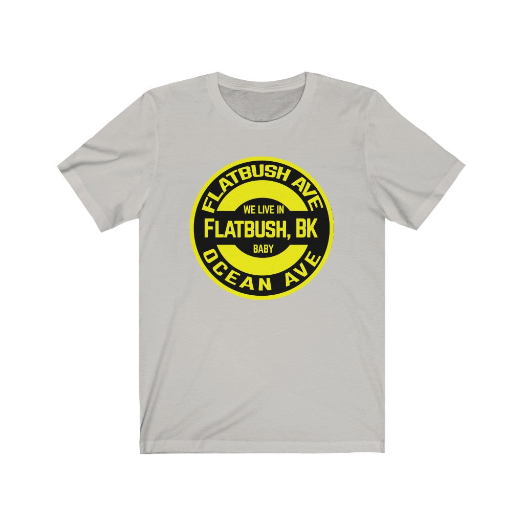 Flatbush, BK - Yellow - Unisex Jersey Short Sleeve Tee