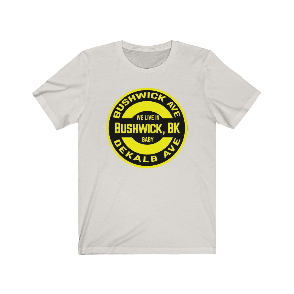 Bushwick, BK - Yellow - Unisex Jersey Short Sleeve Tee