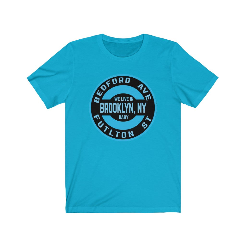 Brooklyn, NY - Blue - Unisex Jersey Short Sleeve Tee
