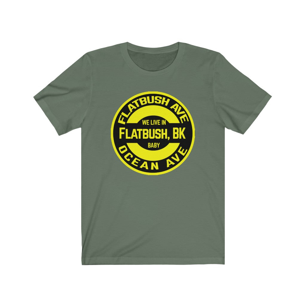 Flatbush, BK - Yellow - Unisex Jersey Short Sleeve Tee