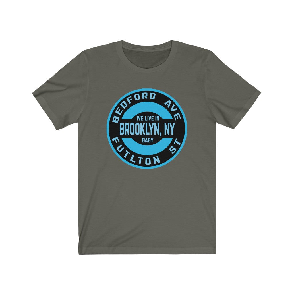 Brooklyn, NY - Blue - Unisex Jersey Short Sleeve Tee