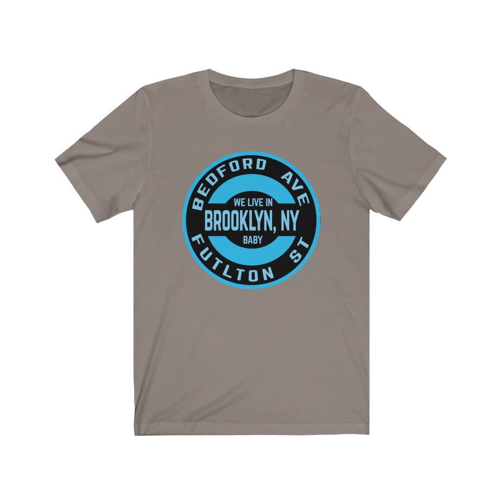 Brooklyn, NY - Blue - Unisex Jersey Short Sleeve Tee