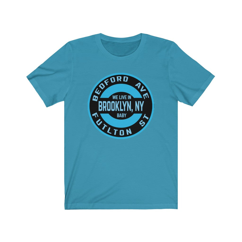 Brooklyn, NY - Blue - Unisex Jersey Short Sleeve Tee