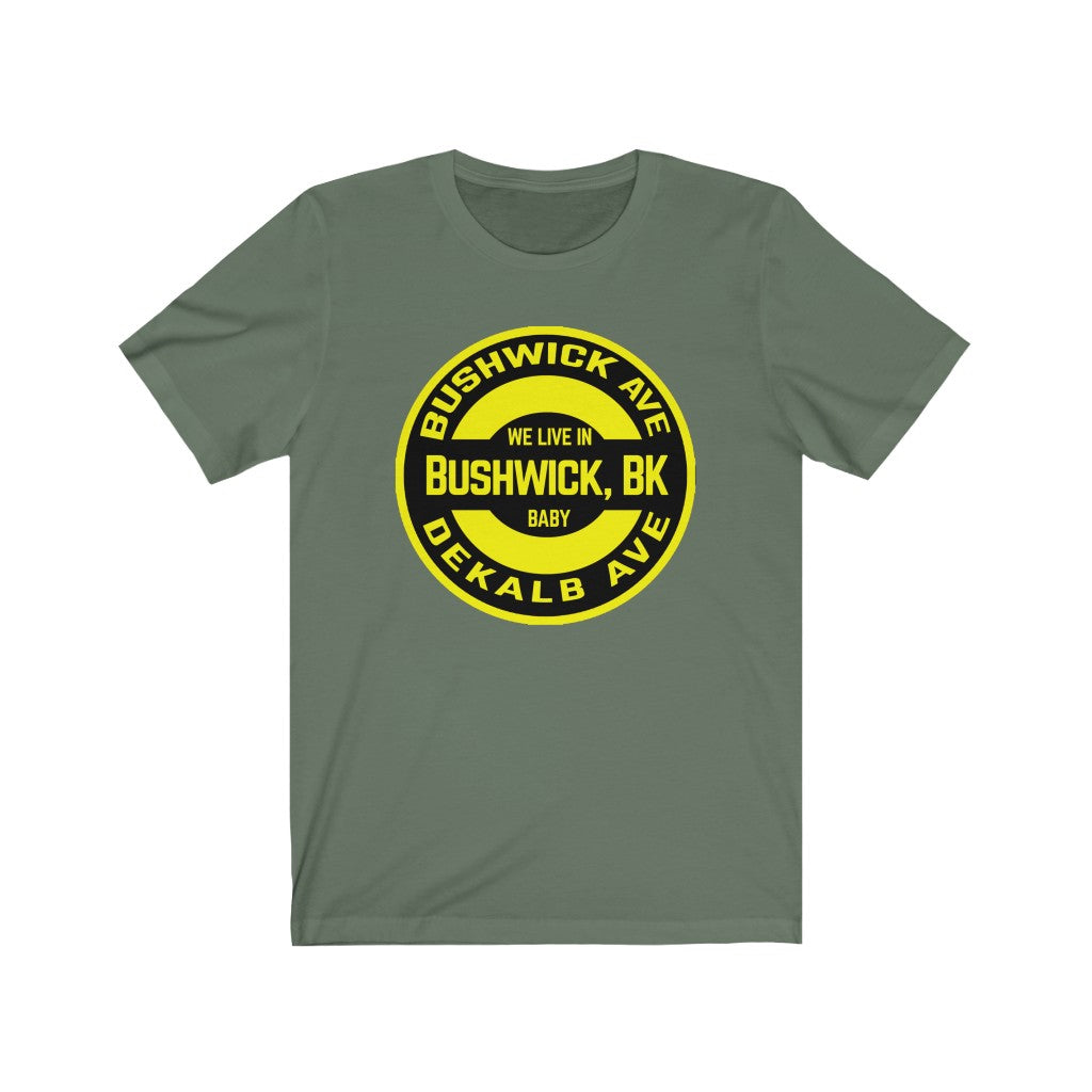 Bushwick, BK - Yellow - Unisex Jersey Short Sleeve Tee