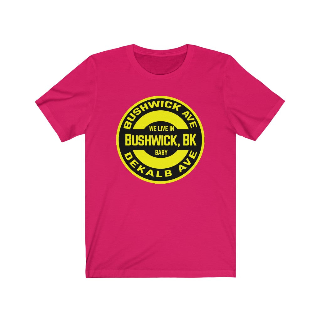 Bushwick, BK - Yellow - Unisex Jersey Short Sleeve Tee
