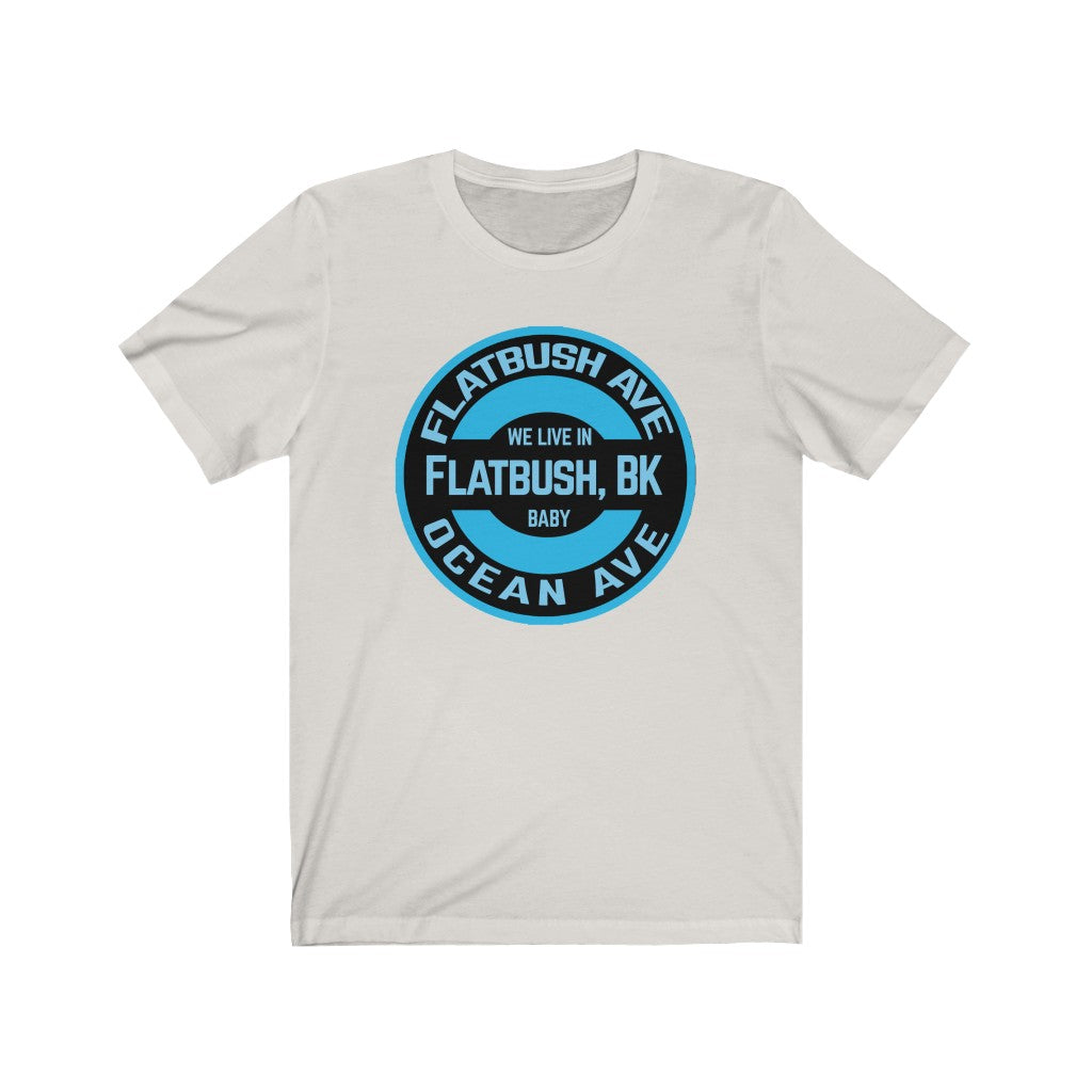 Flatbush, Bk - Blue - Unisex Jersey Short Sleeve Tee