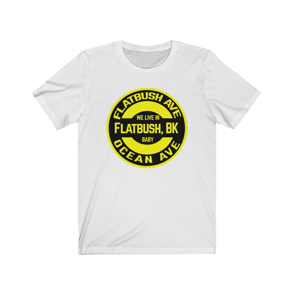 Flatbush, BK - Yellow - Unisex Jersey Short Sleeve Tee