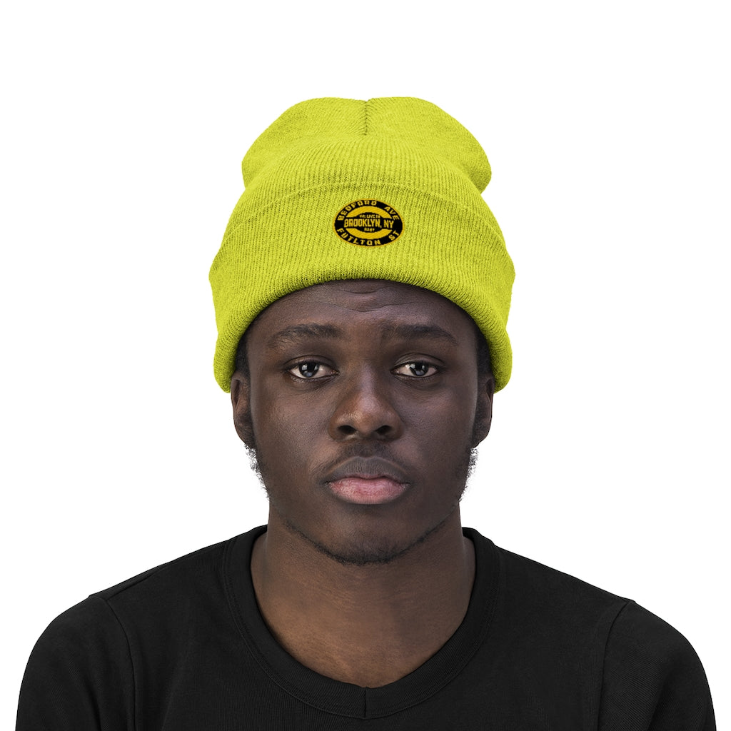 Brooklyn, Ny - Yellow - Knit Beanie