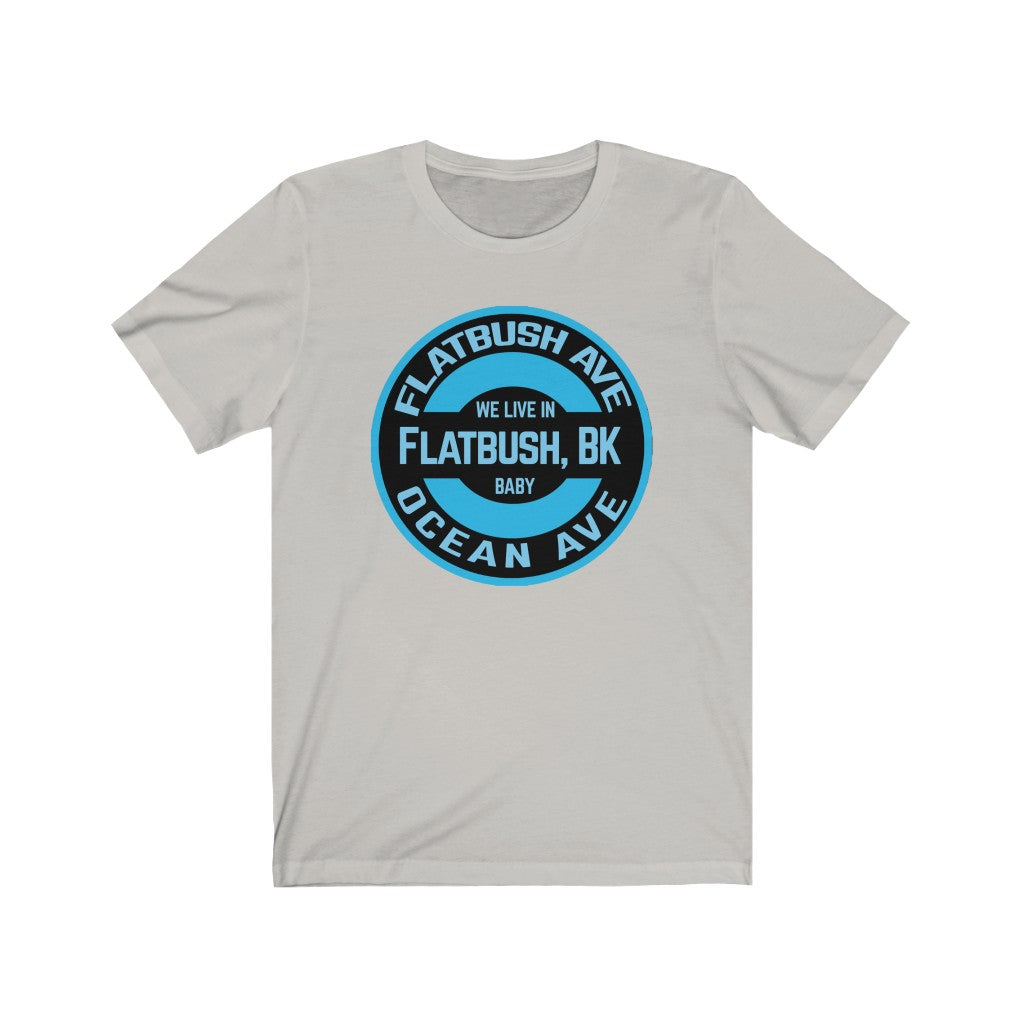 Flatbush, Bk - Blue - Unisex Jersey Short Sleeve Tee