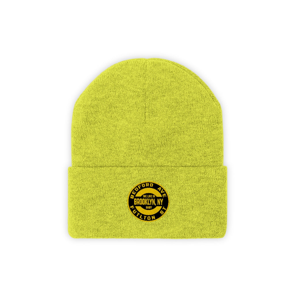 Brooklyn, Ny - Yellow - Knit Beanie