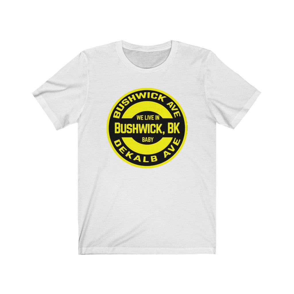 Bushwick, BK - Yellow - Unisex Jersey Short Sleeve Tee