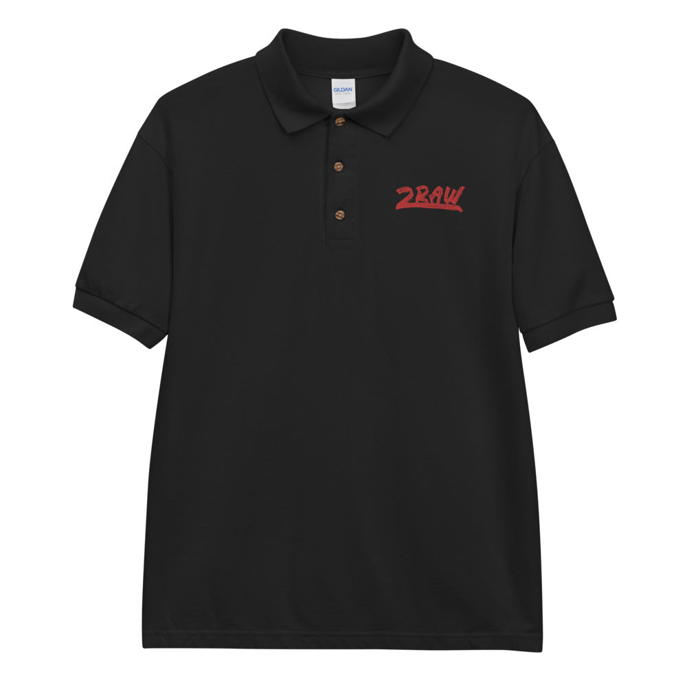 R - 2RAW Embroidered Polo Shirt