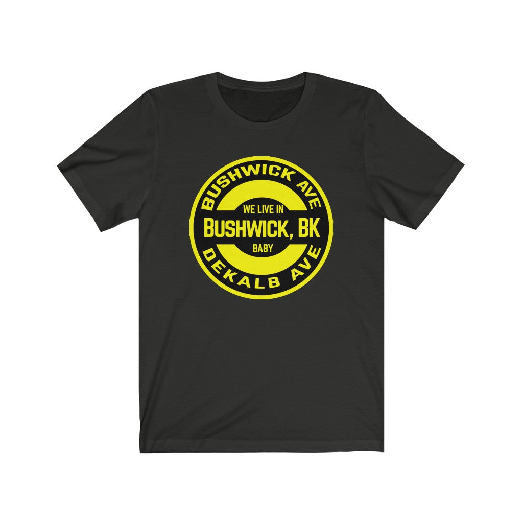 Bushwick, BK - Yellow - Unisex Jersey Short Sleeve Tee