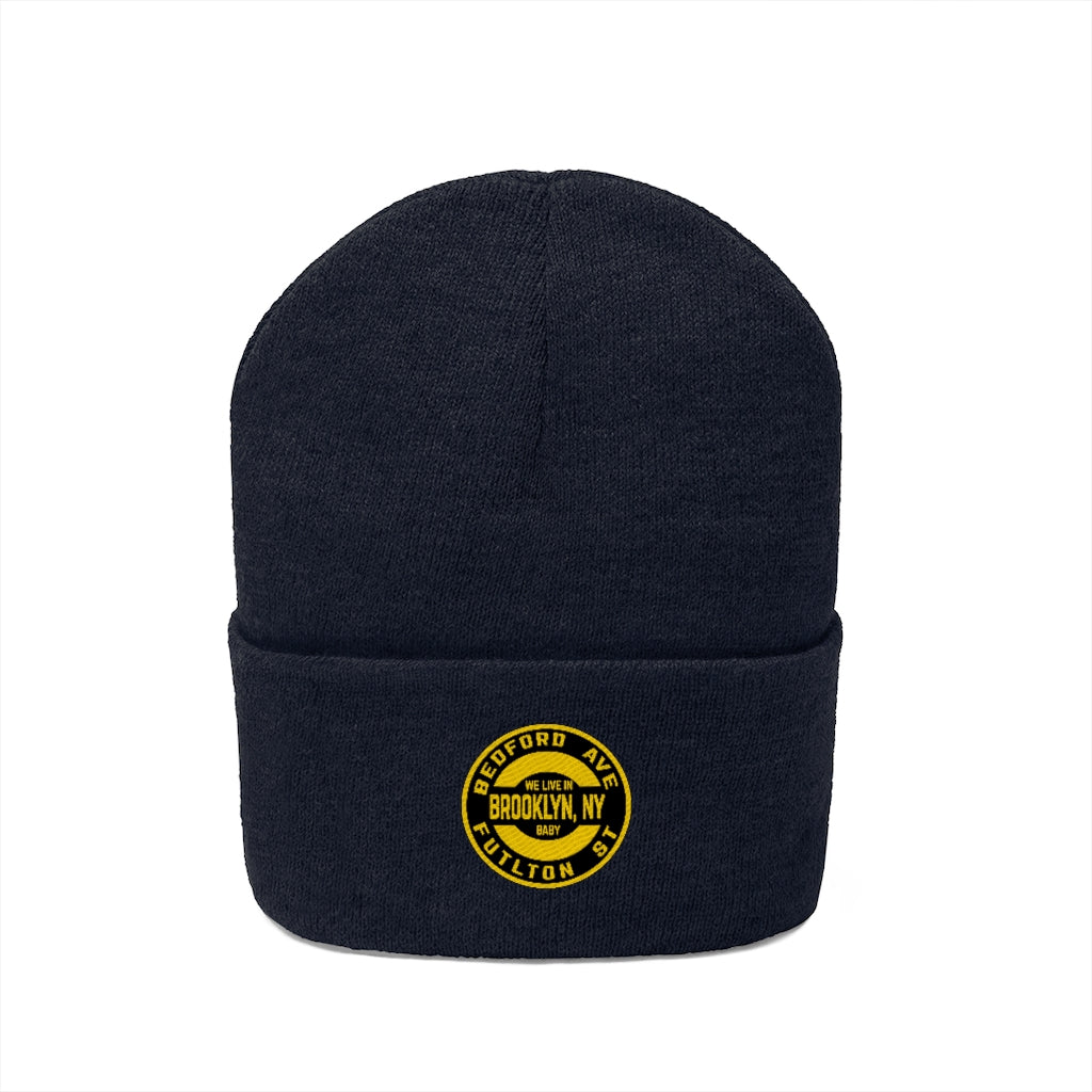 Brooklyn, Ny - Yellow - Knit Beanie