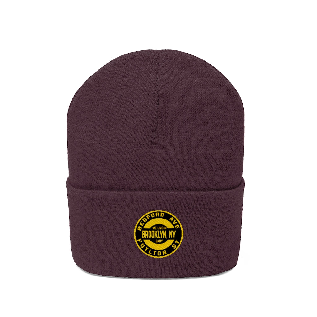 Brooklyn, Ny - Yellow - Knit Beanie