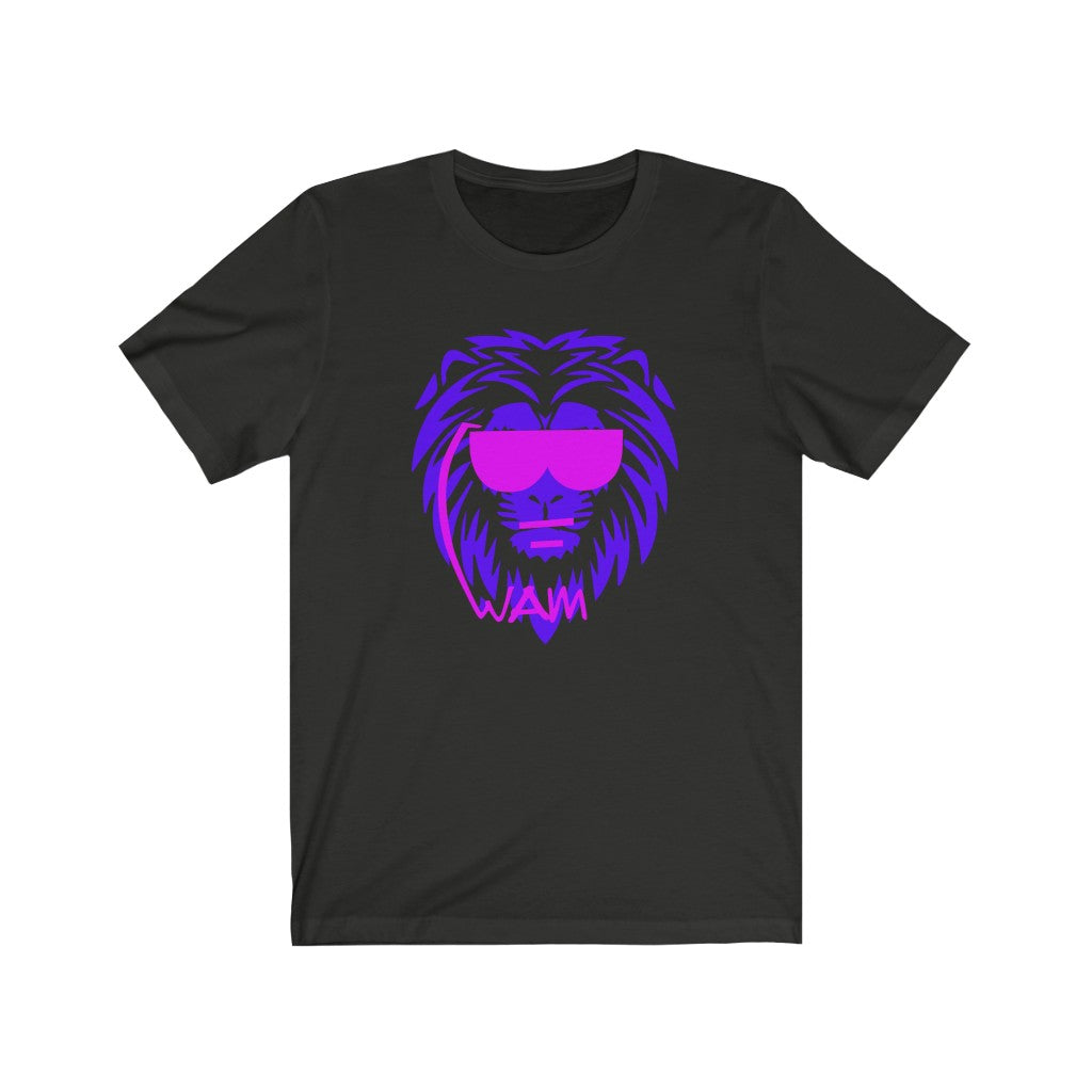 1 - Beastmode - Lion - Purple - Unisex Jersey Short Sleeve Tee