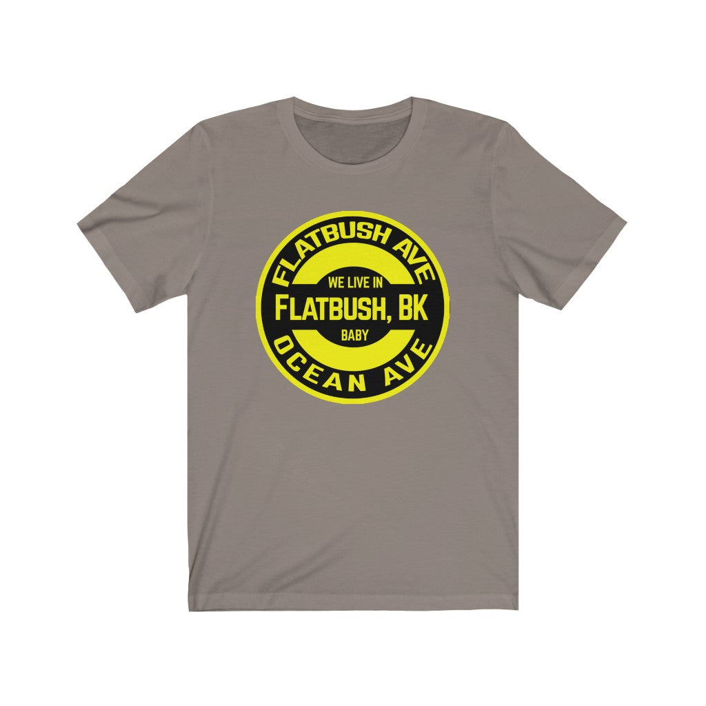 Flatbush, BK - Yellow - Unisex Jersey Short Sleeve Tee