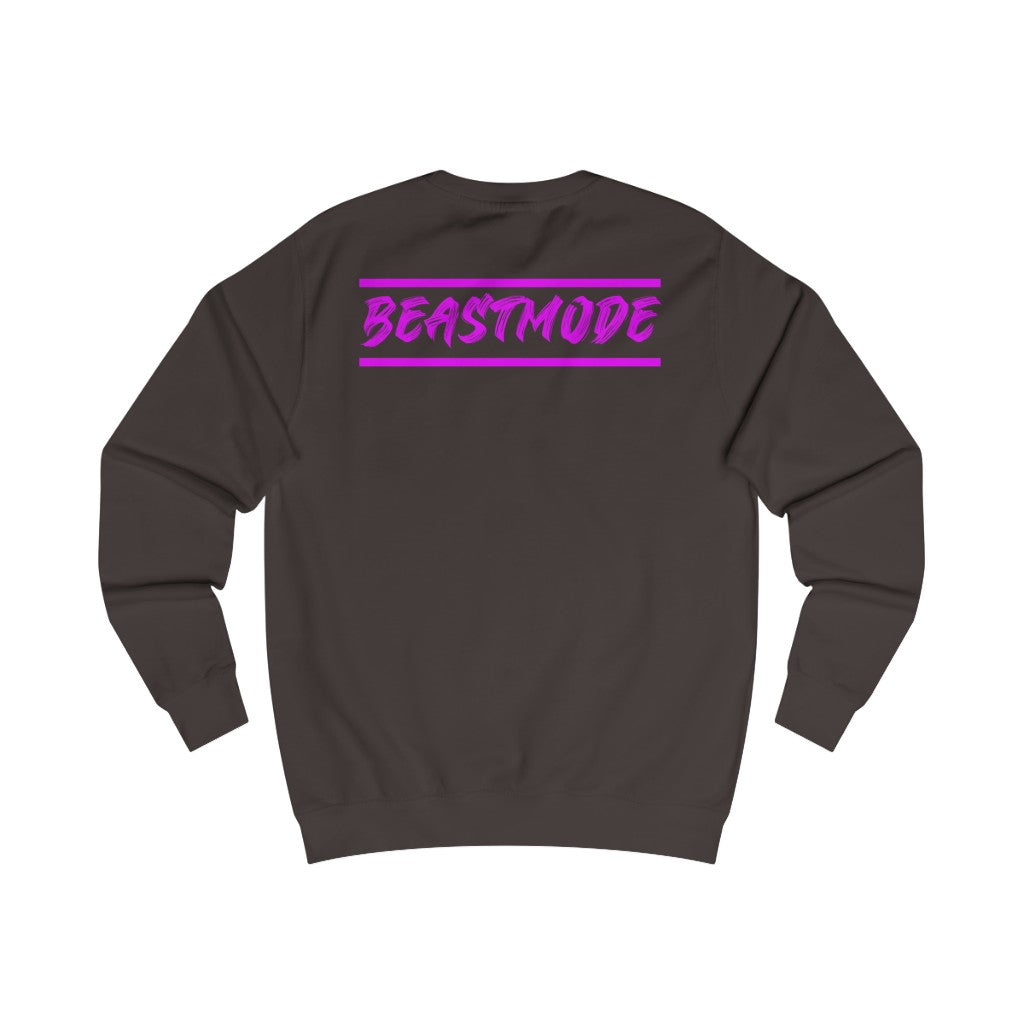 1 - Beastmode - Purple - Men's Sweatshirt