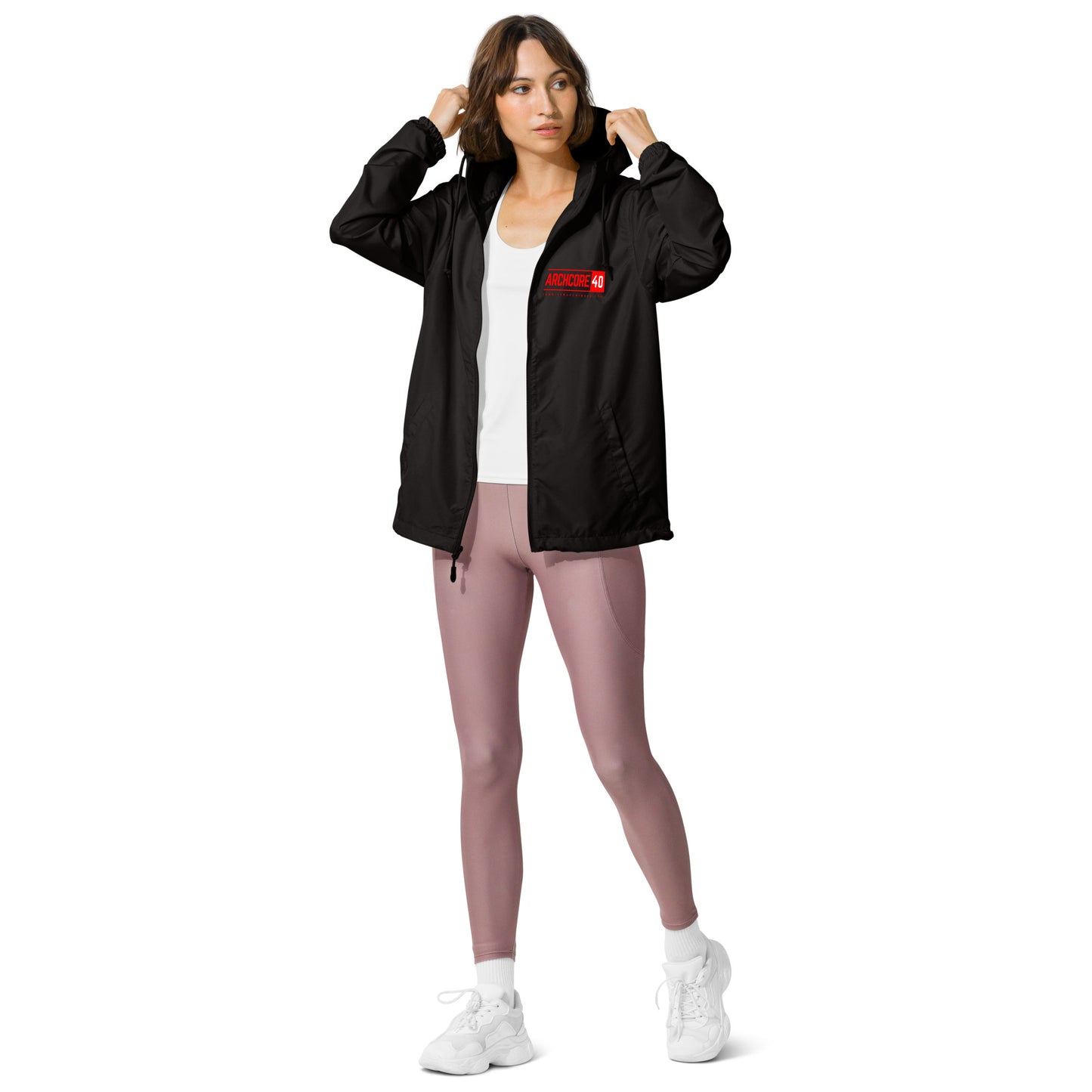 ARCHCORE Unisex lightweight zip up windbreaker