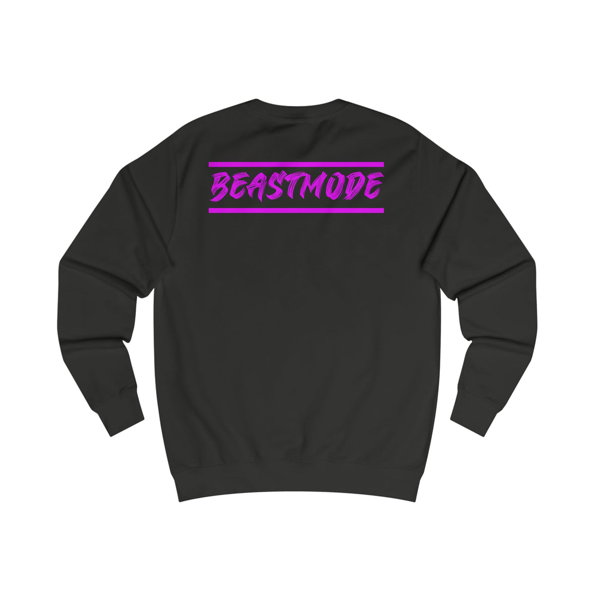 Beastmode Lion Sweatshirt — Retro Neon Lion Graphic Crewneck