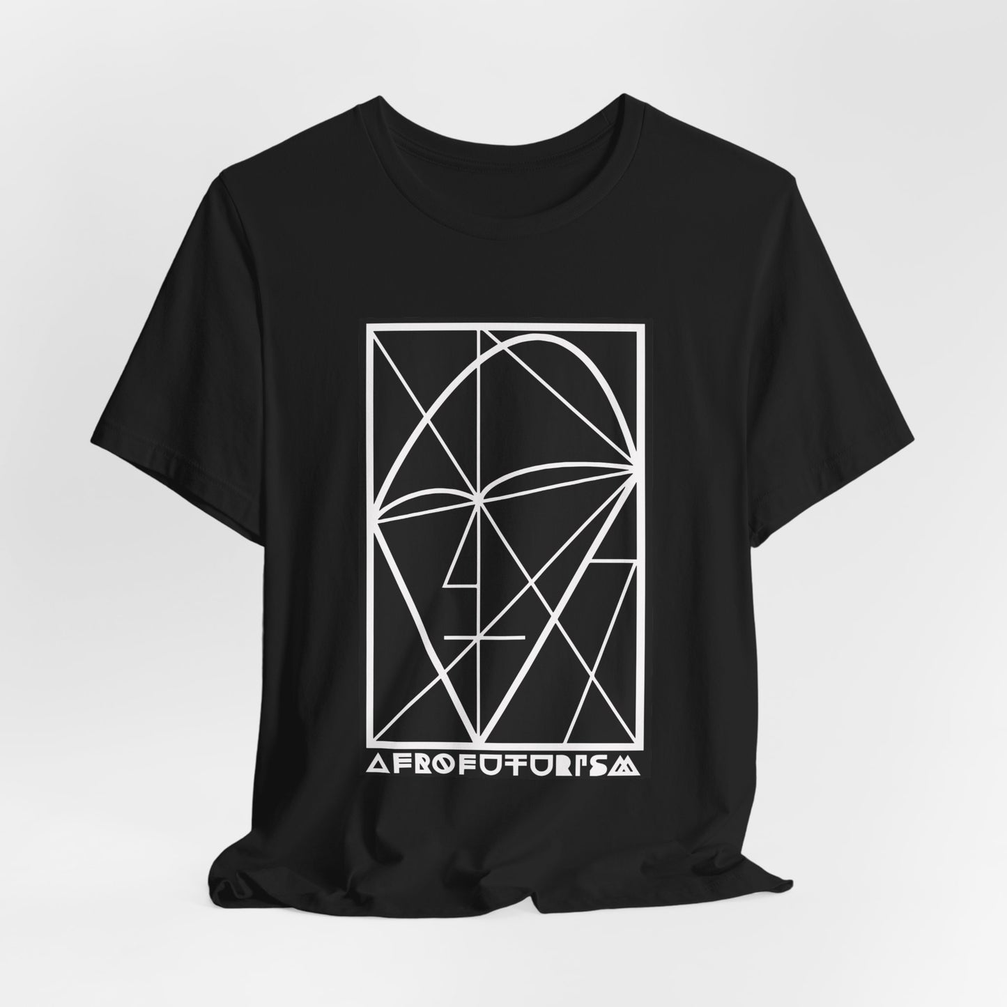 Afrofuturism Black Unisex Jersey Short Sleeve Tee