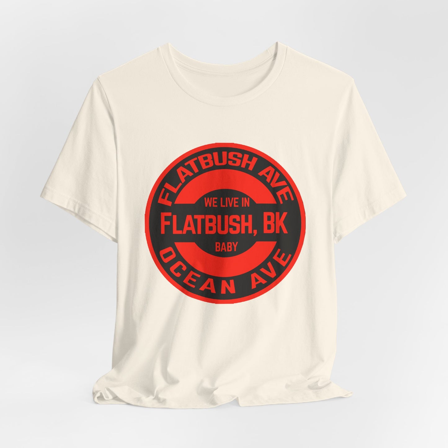 Flatbush, BK - Red - Unisex Jersey Short Sleeve Tee