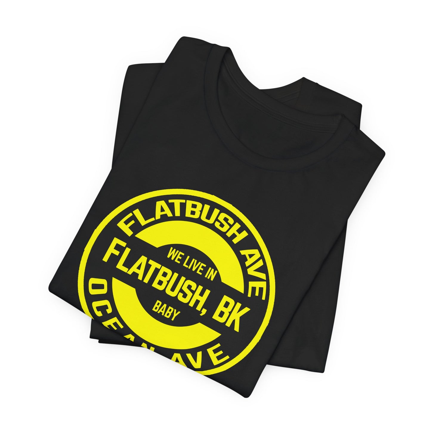 Flatbush, BK - Yellow - Unisex Jersey Short Sleeve Tee
