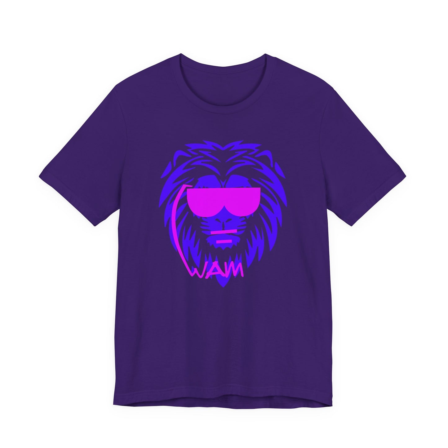 Beastmode - Lion - Purple - Unisex Jersey Short Sleeve Tee