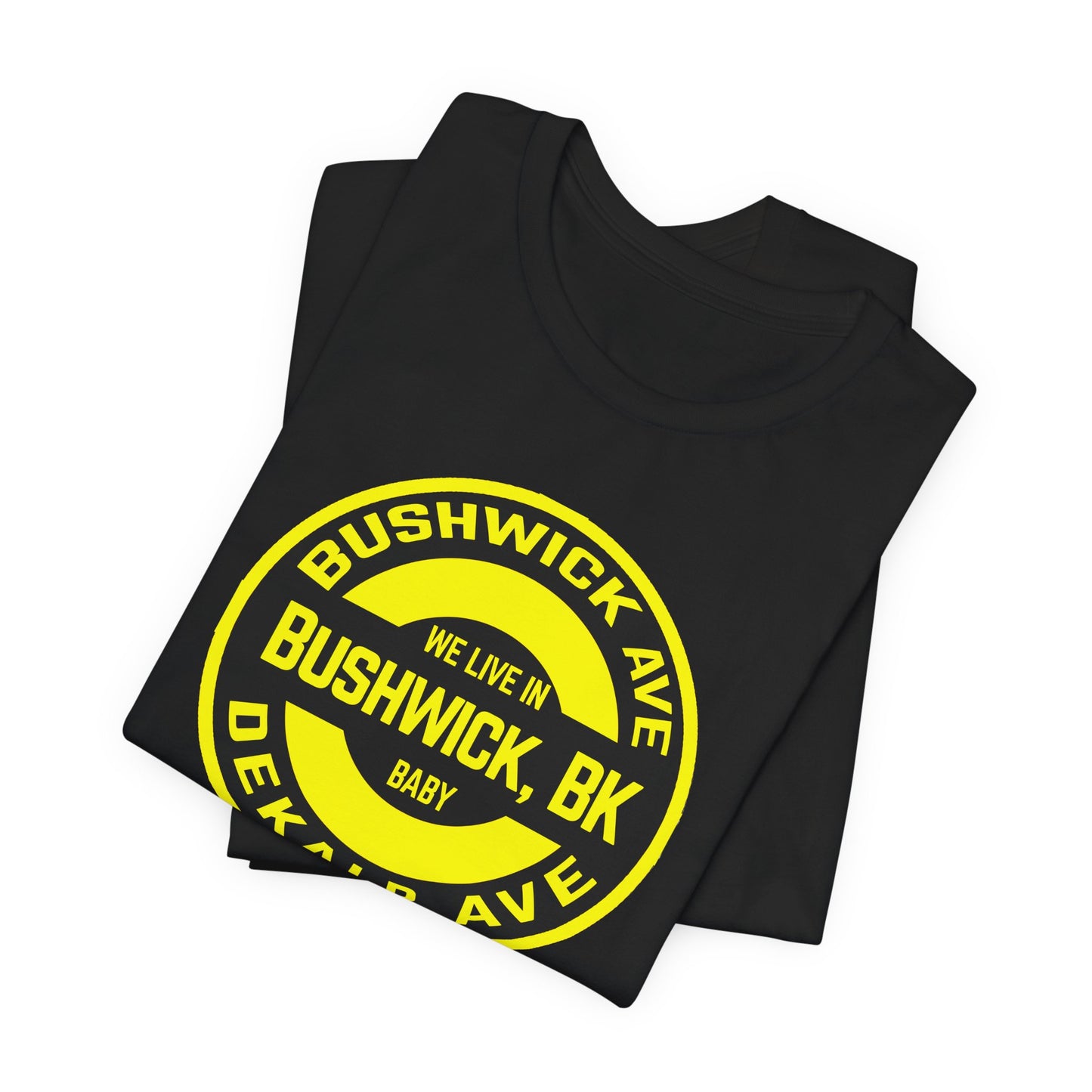 Bushwick, BK - Yellow - Unisex Jersey Short Sleeve Tee