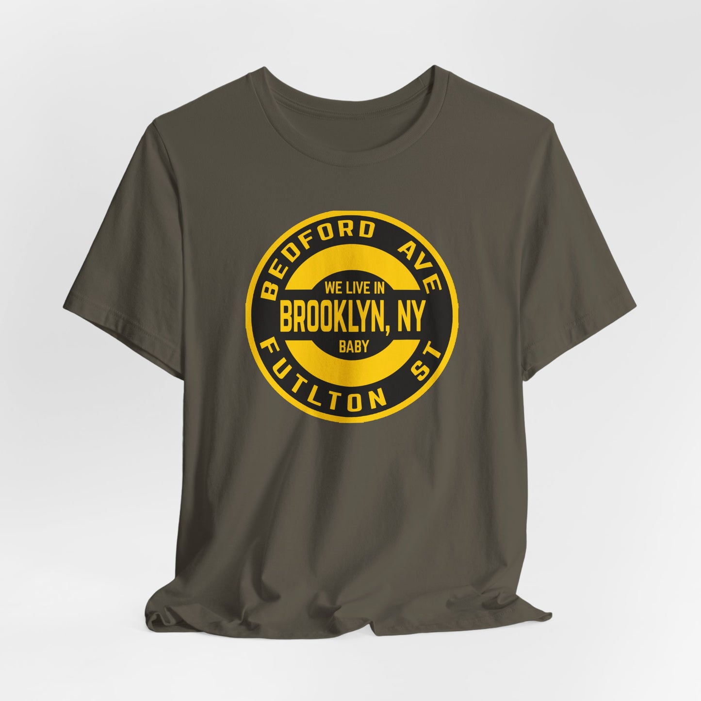 Brooklyn, NY - Yellow - Unisex Jersey Short Sleeve Tee