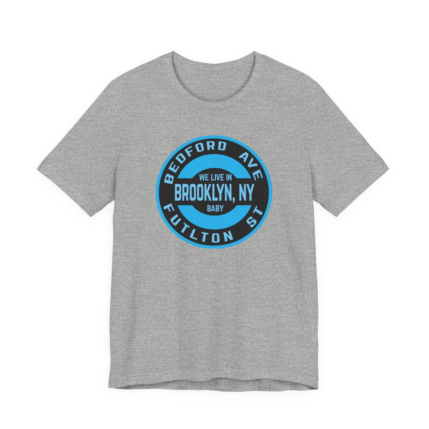 Brooklyn, NY - Blue - Unisex Jersey Short Sleeve Tee