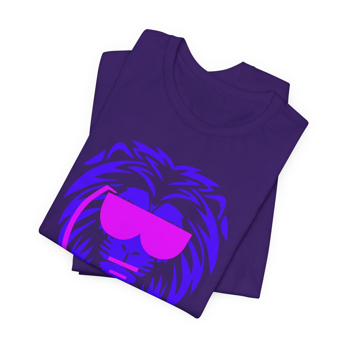 Beastmode - Lion - Purple - Unisex Jersey Short Sleeve Tee