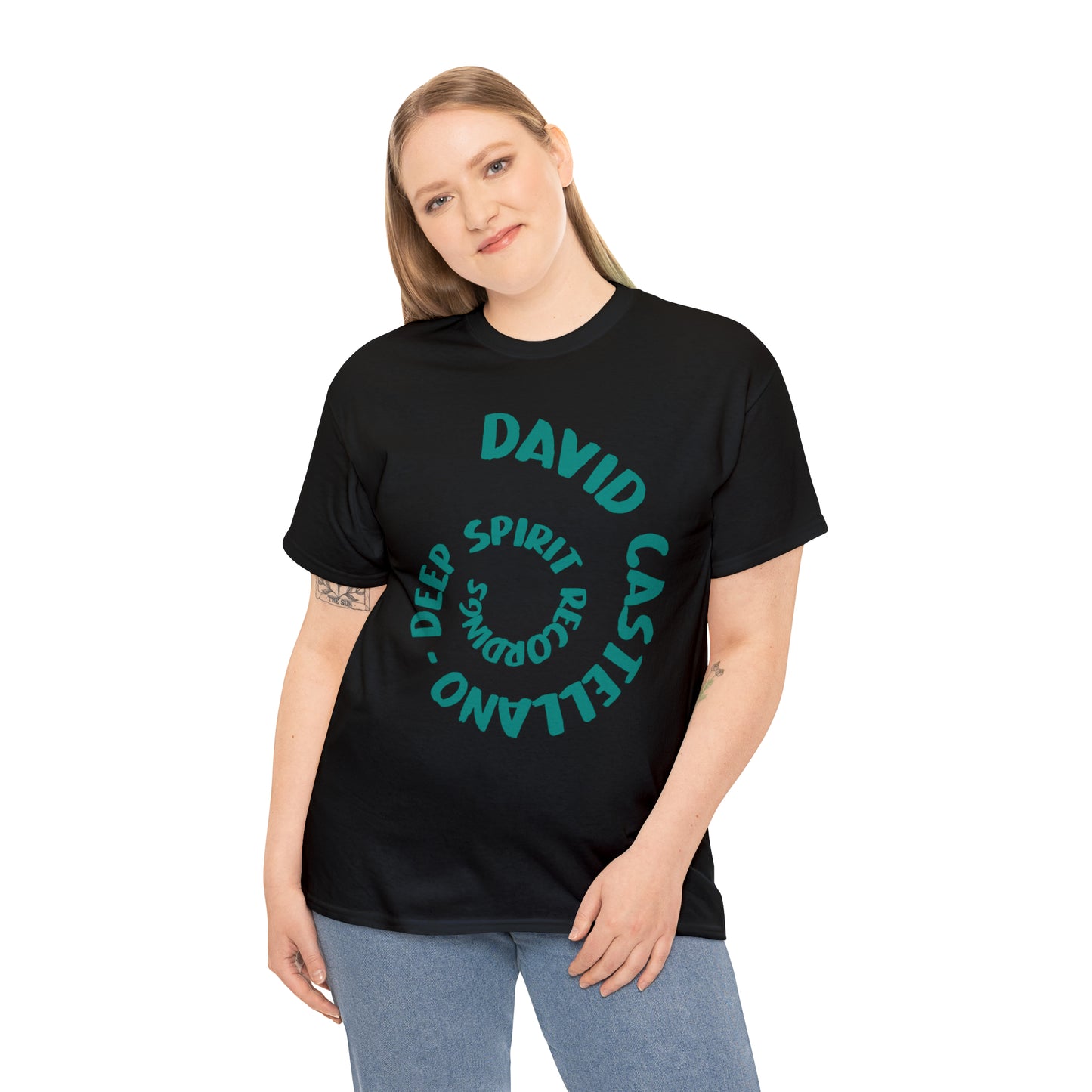 DEEP SPIRIT CIRCLE - Unisex Heavy Cotton Tee