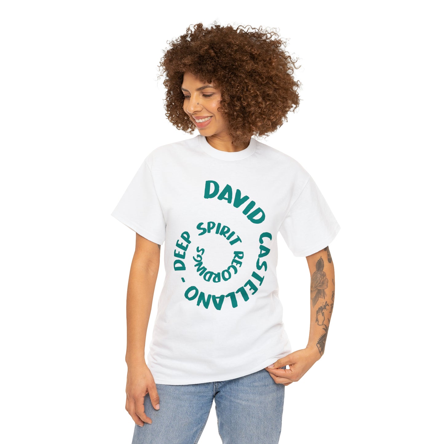 DEEP SPIRIT CIRCLE - Unisex Heavy Cotton Tee