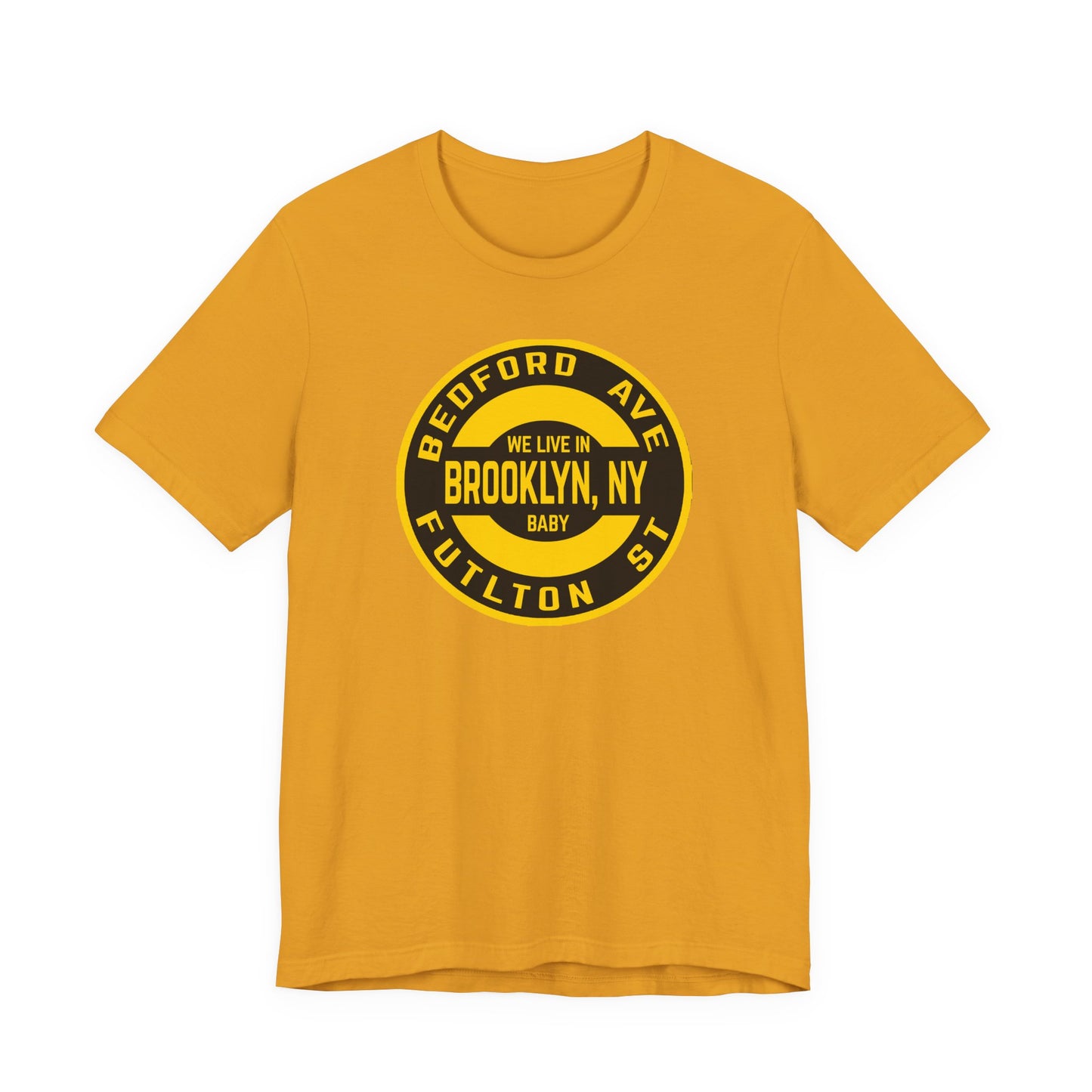 Brooklyn, NY - Yellow - Unisex Jersey Short Sleeve Tee