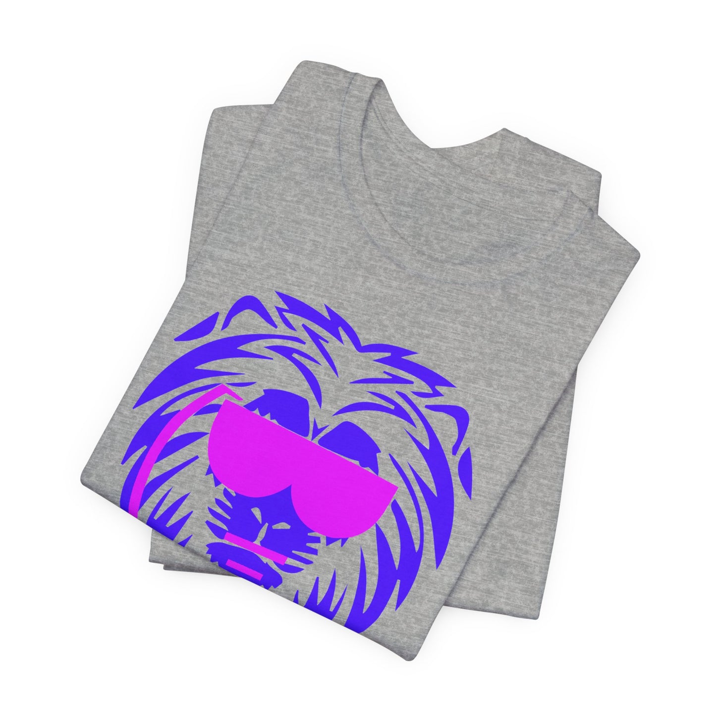 Beastmode - Lion - Purple - Unisex Jersey Short Sleeve Tee