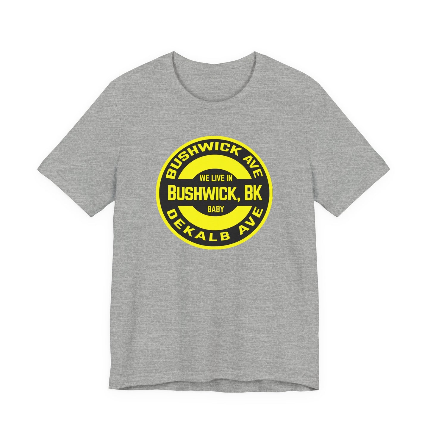 Bushwick, BK - Yellow - Unisex Jersey Short Sleeve Tee
