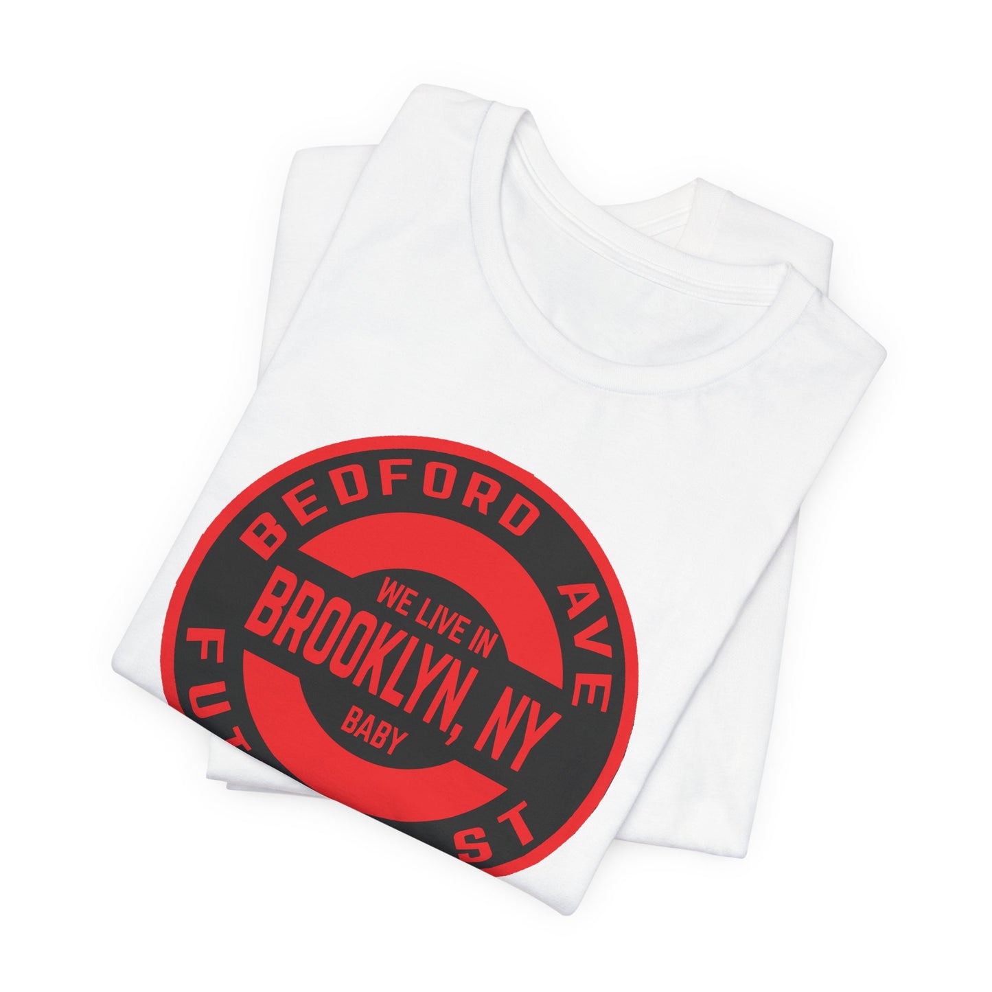 Brooklyn, Ny - RED - Unisex Jersey Short Sleeve Tee