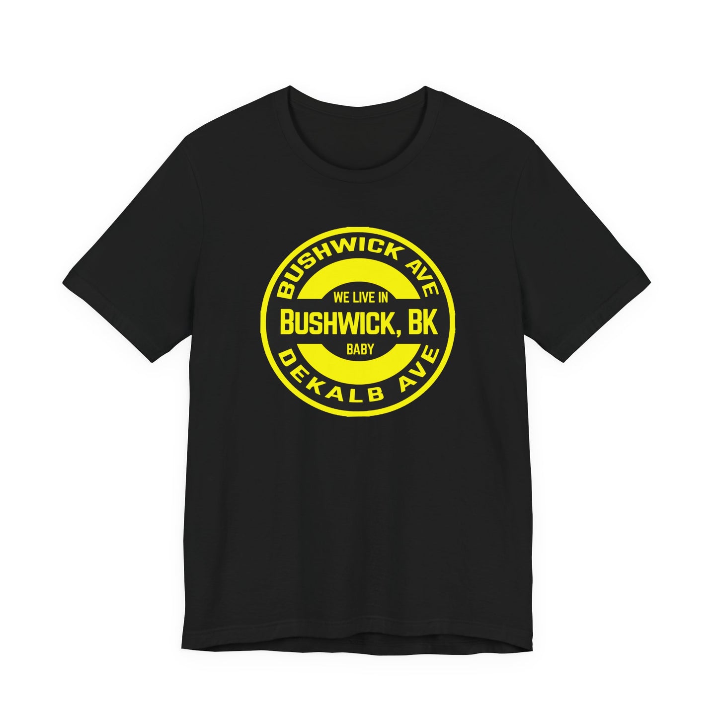Bushwick, BK - Yellow - Unisex Jersey Short Sleeve Tee