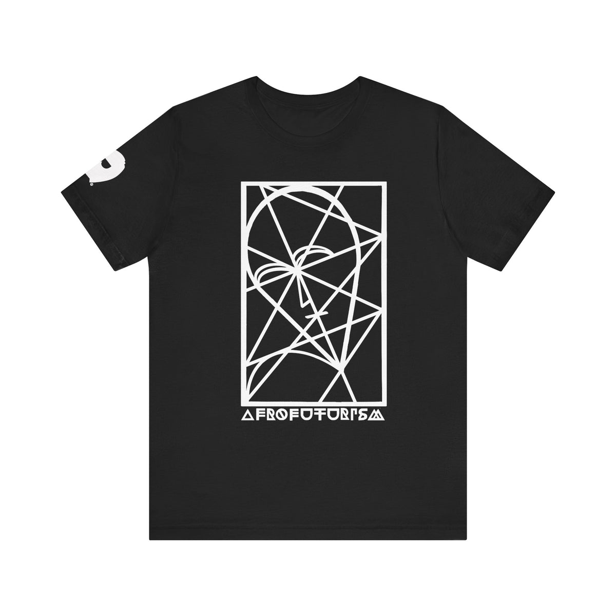 Afrofuturism - Line Art 05 - Unisex Short Sleeve Tee