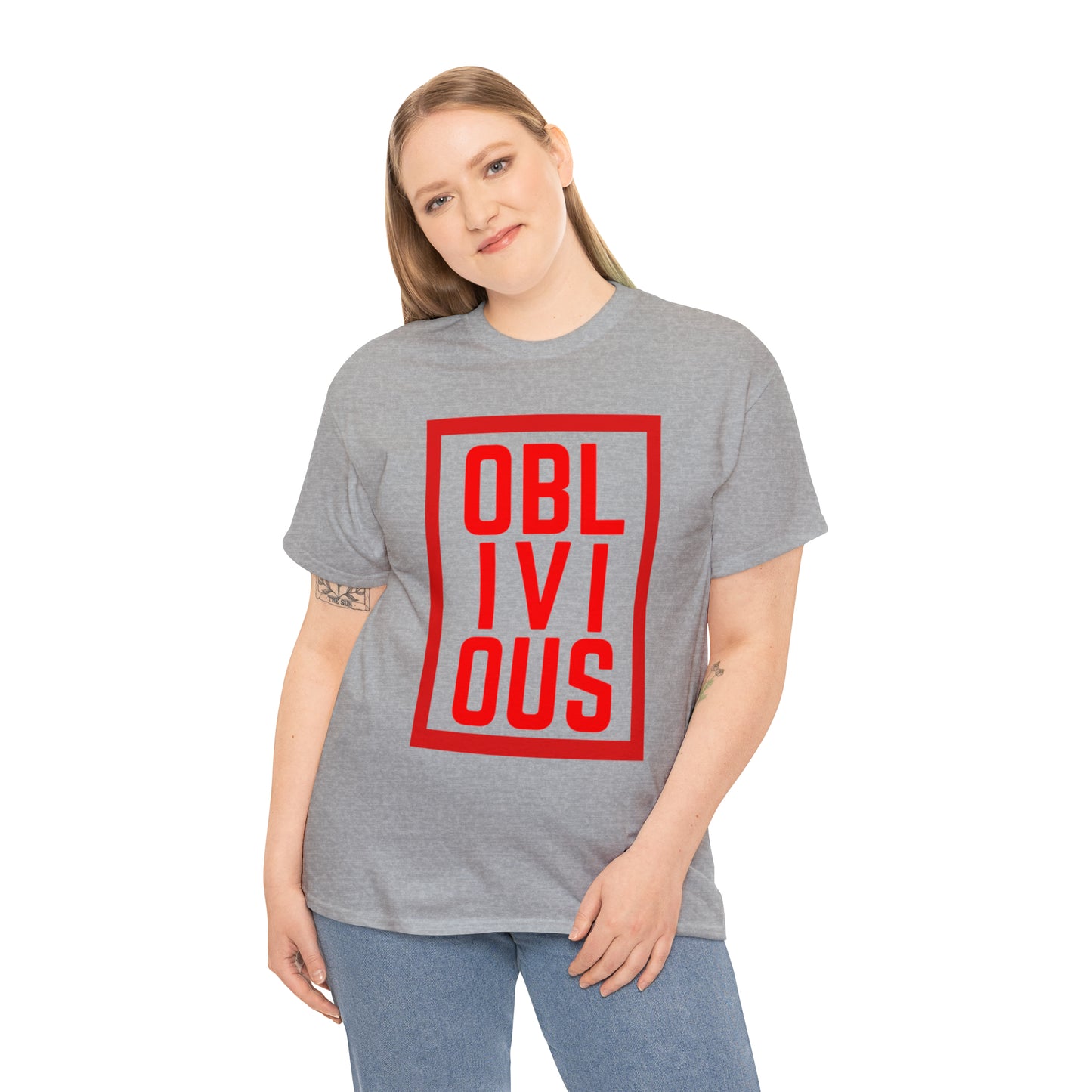 Oblivious Unisex Heavy Cotton Tee