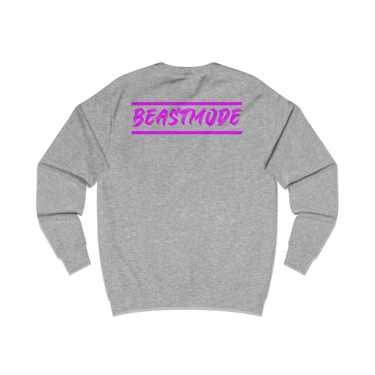 Beastmode Lion Sweatshirt — Retro Neon Lion Graphic Crewneck