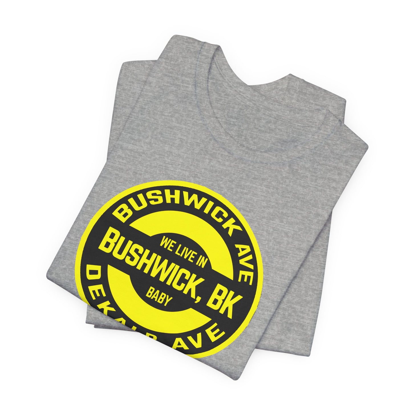 Bushwick, BK - Yellow - Unisex Jersey Short Sleeve Tee