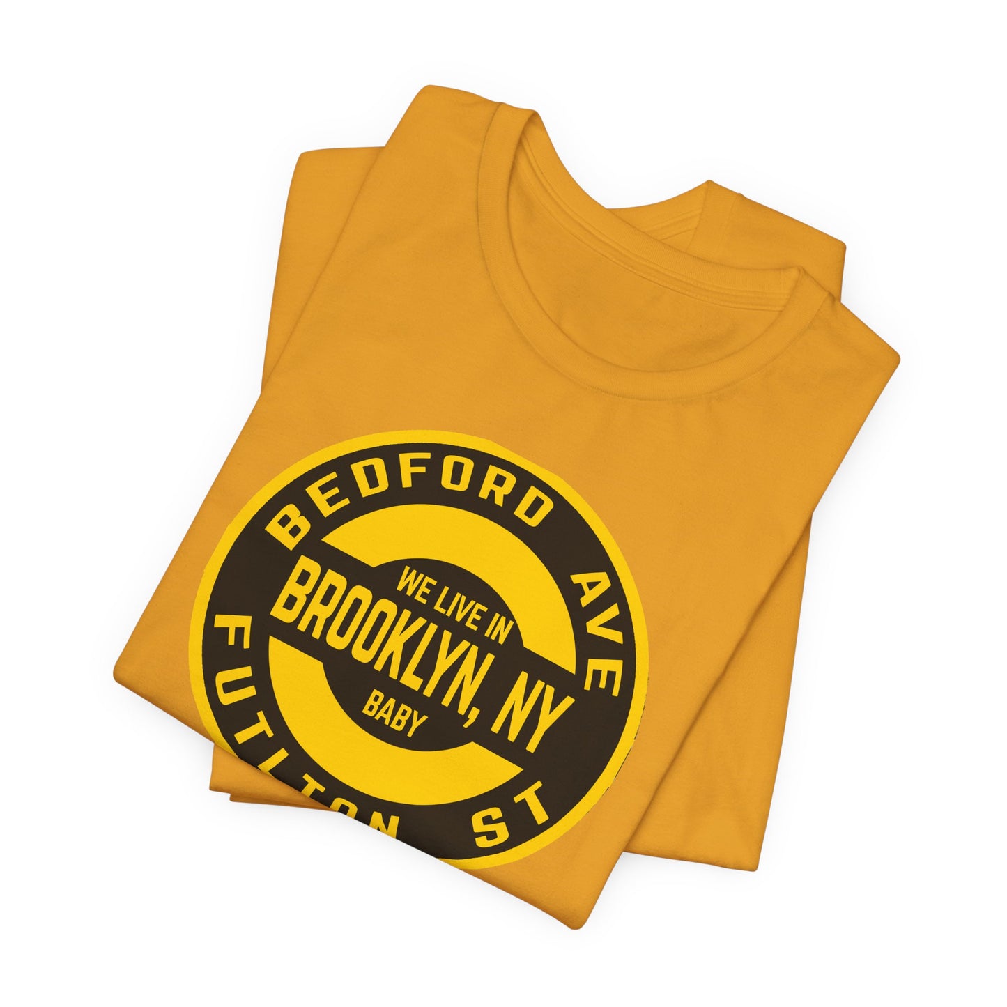 Brooklyn, NY - Yellow - Unisex Jersey Short Sleeve Tee
