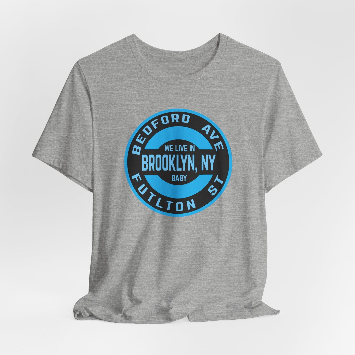 Brooklyn, NY - Blue - Unisex Jersey Short Sleeve Tee