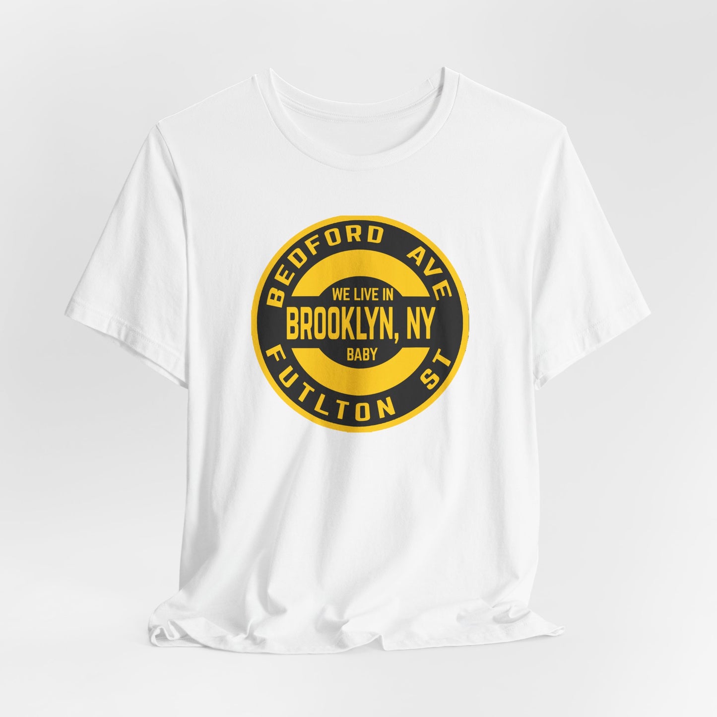 Brooklyn, NY - Yellow - Unisex Jersey Short Sleeve Tee