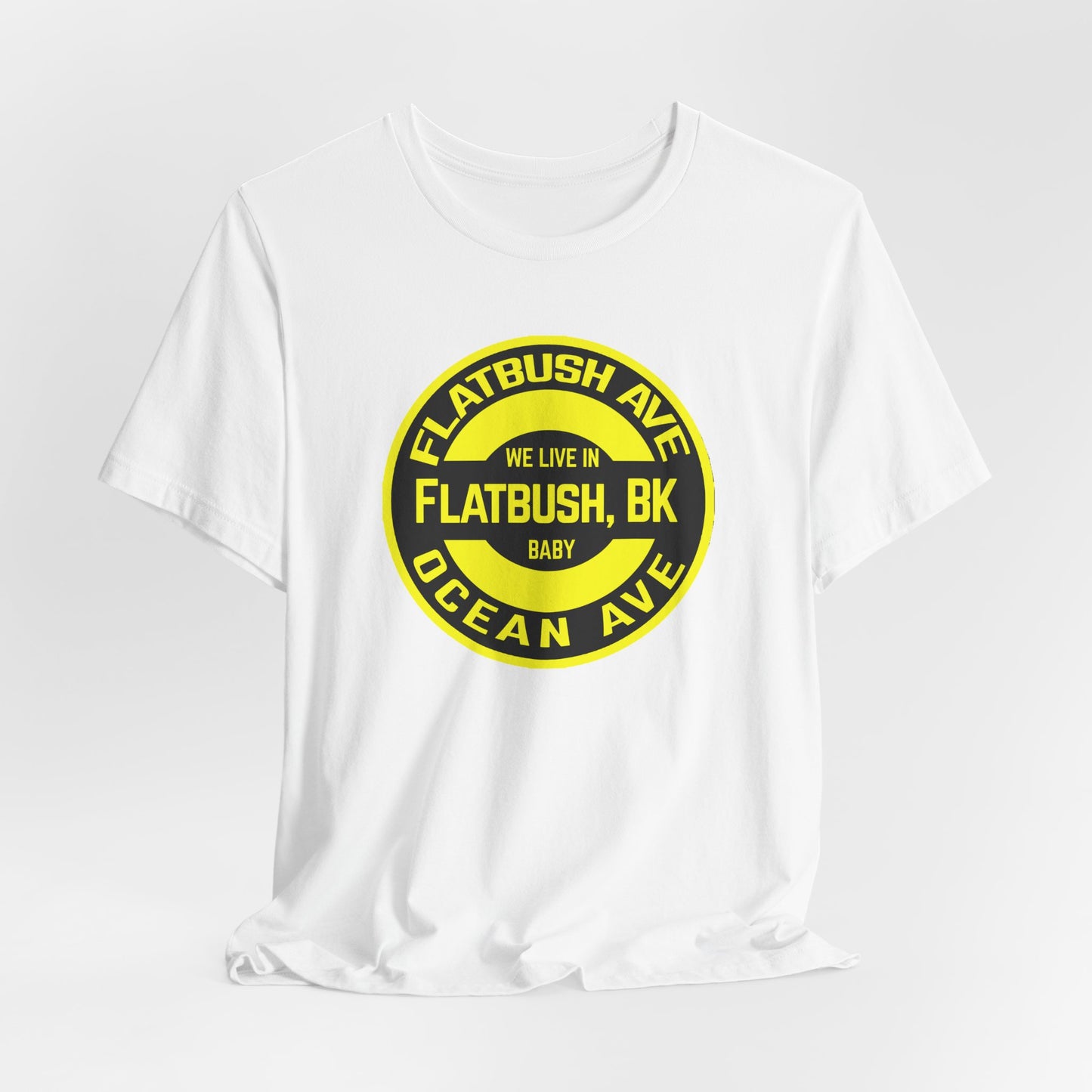 Flatbush, BK - Yellow - Unisex Jersey Short Sleeve Tee