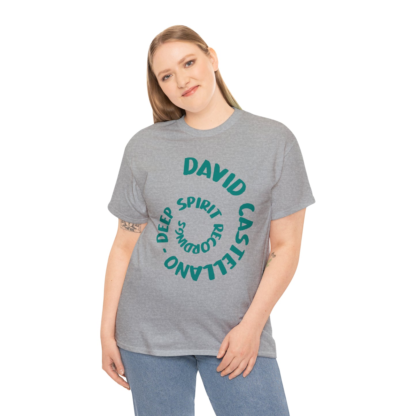 DEEP SPIRIT CIRCLE - Unisex Heavy Cotton Tee