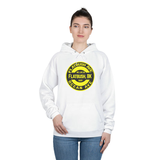 Flatbush, BK - Unisex EcoSmart® Pullover Hoodie Sweatshirt